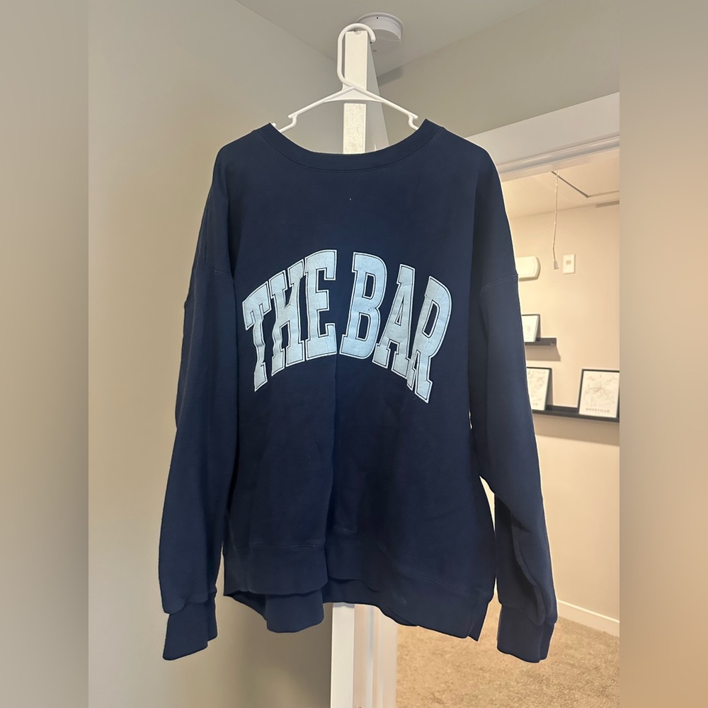 The Bar varsity sweatshirt